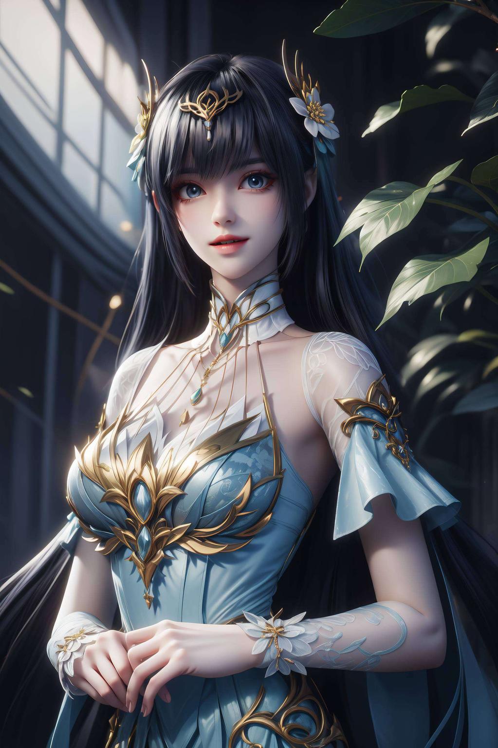 枫玲儿妖娆妩媚绿色完美像素