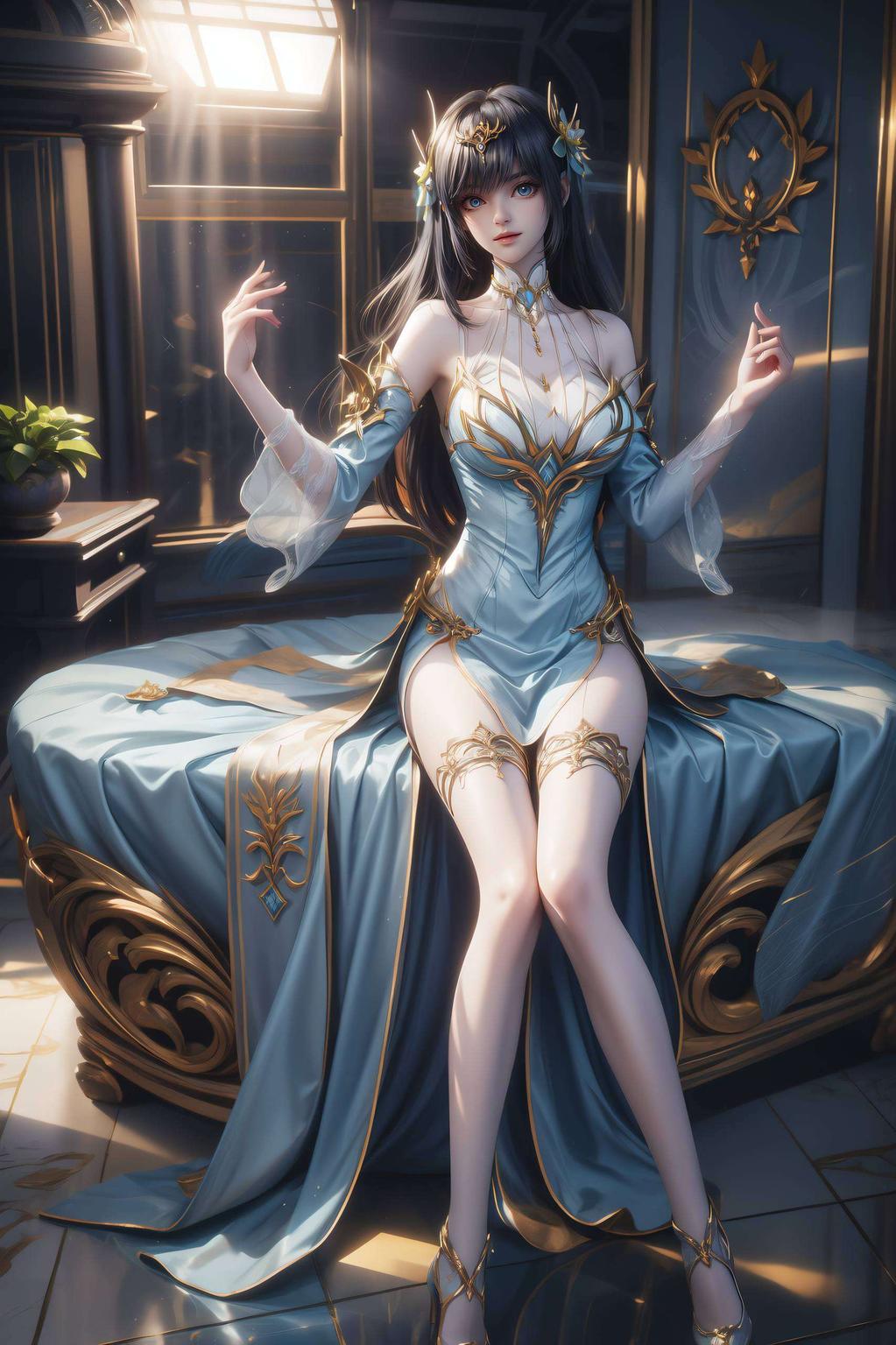 今天给大家带来一款绝美的古风壁纸——神印王座中的枫玲儿古韵十足