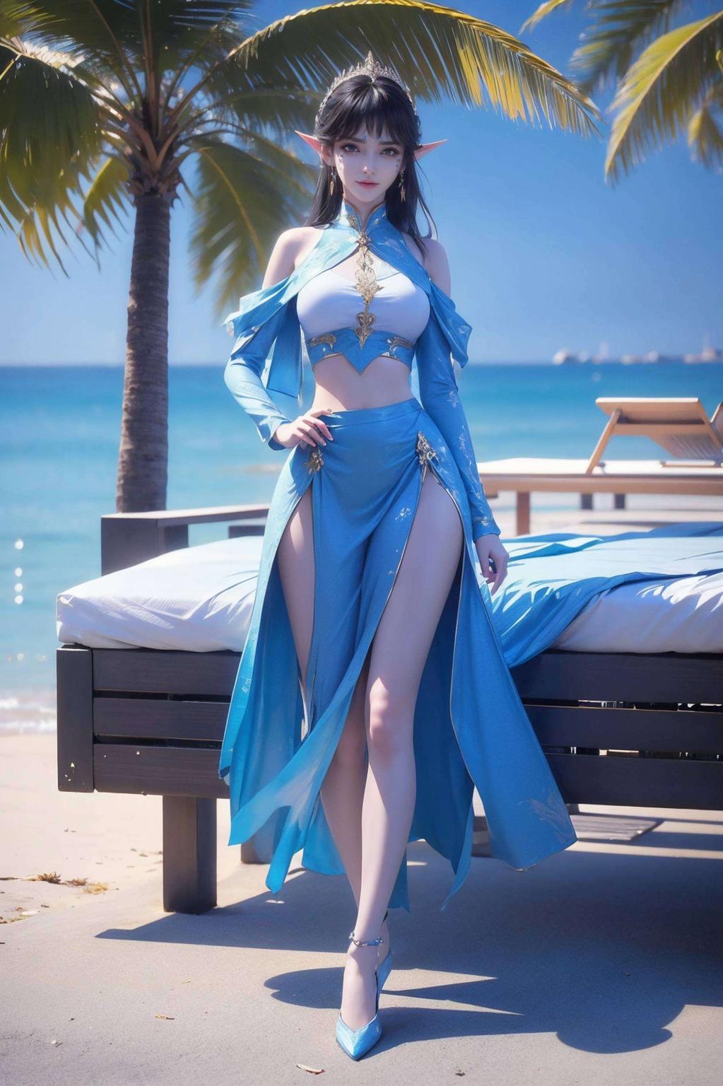 凤清儿新造型亮相简直是电脑桌面的视觉盛宴！梦幻般的色彩