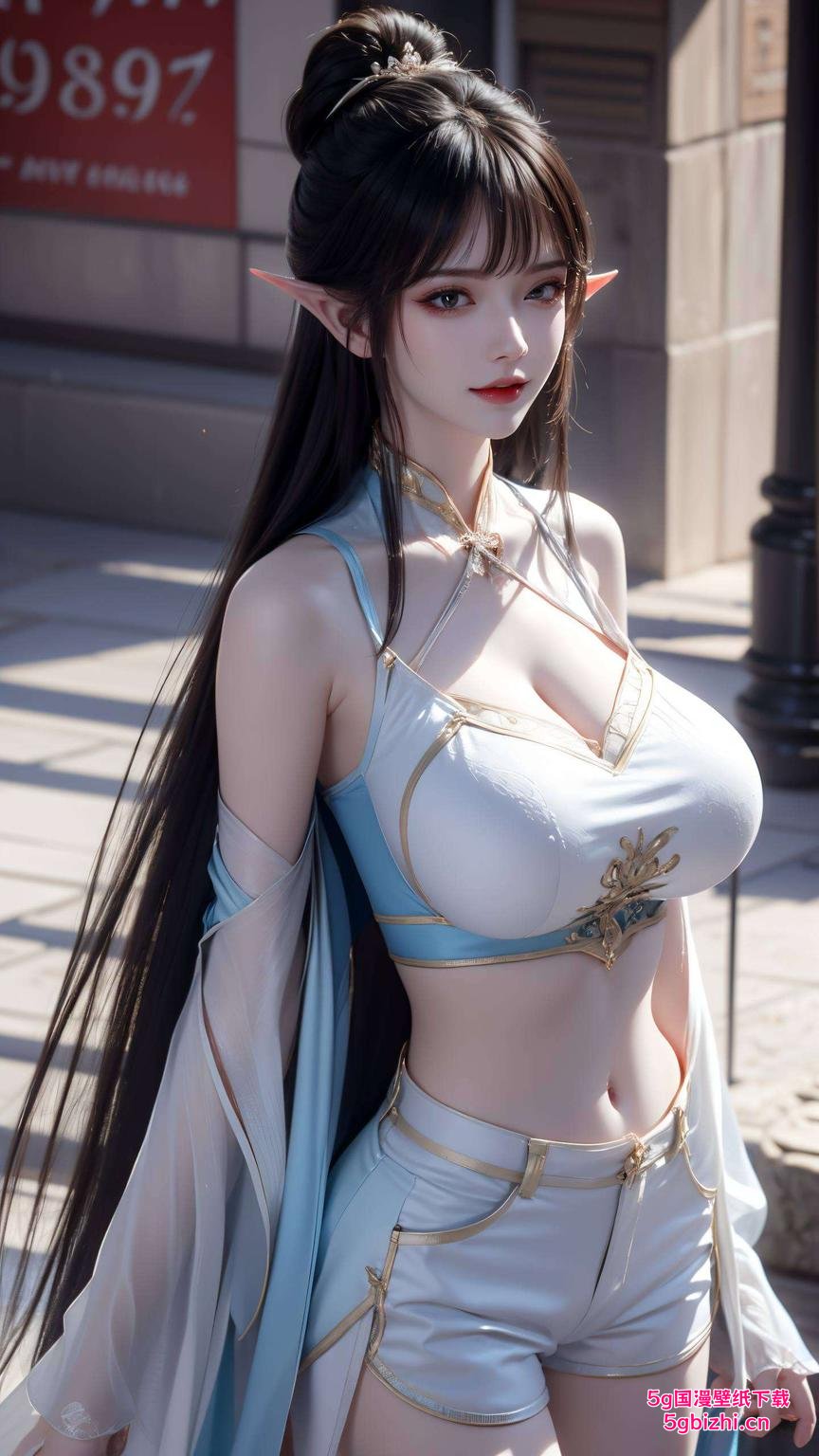 这壁纸简直是为你的平板量身定制国漫女神凤清儿华丽亮相！清丽脱俗