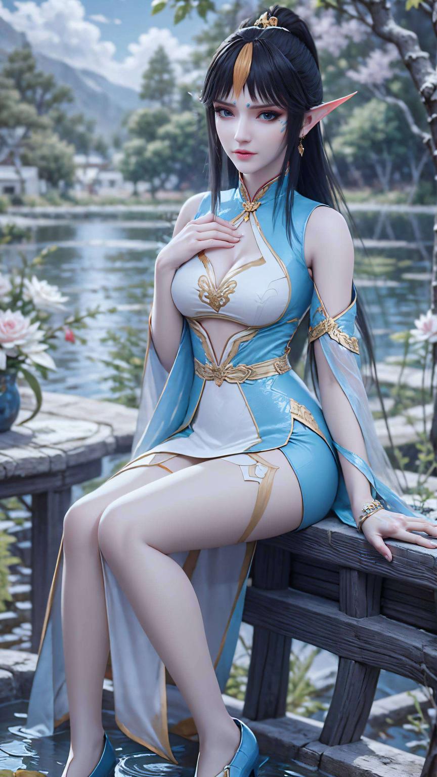 清儿那绝美的容颜和飘逸的服饰各位游戏迷们