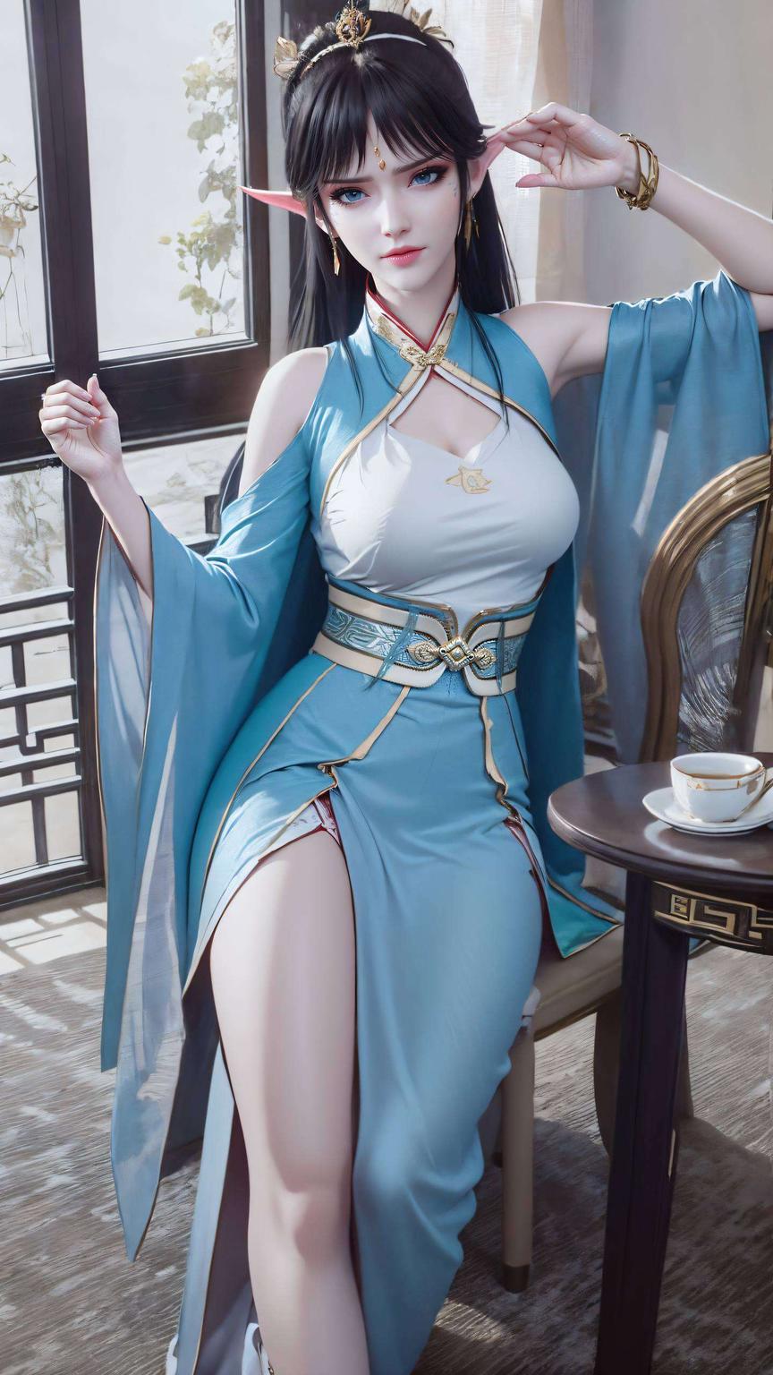 点亮你的手机屏幕紫色壁纸映衬着清儿的柔美