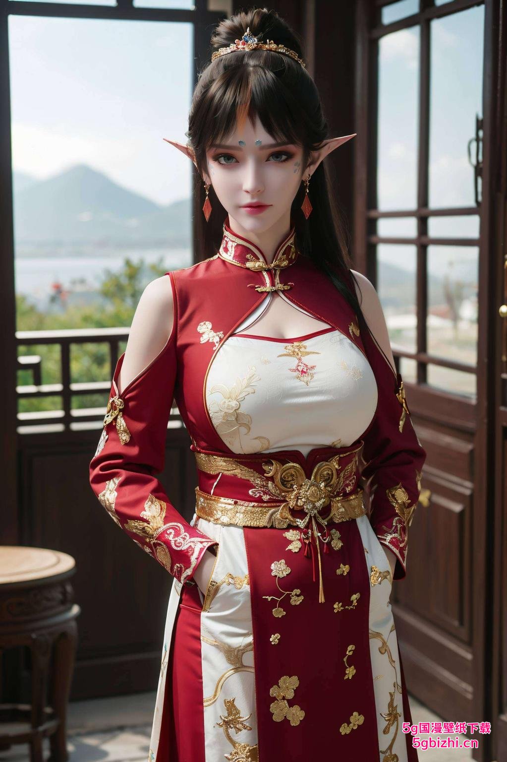 绿色细腻古典美与现代艺术的完美融合