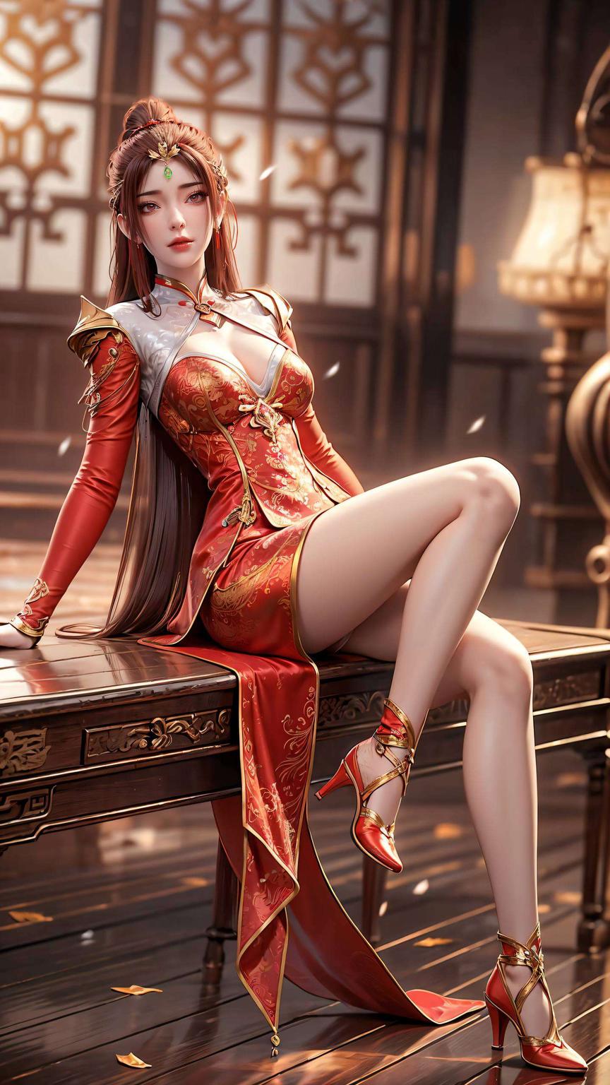 红凰翩翩舞桌面焕新颜