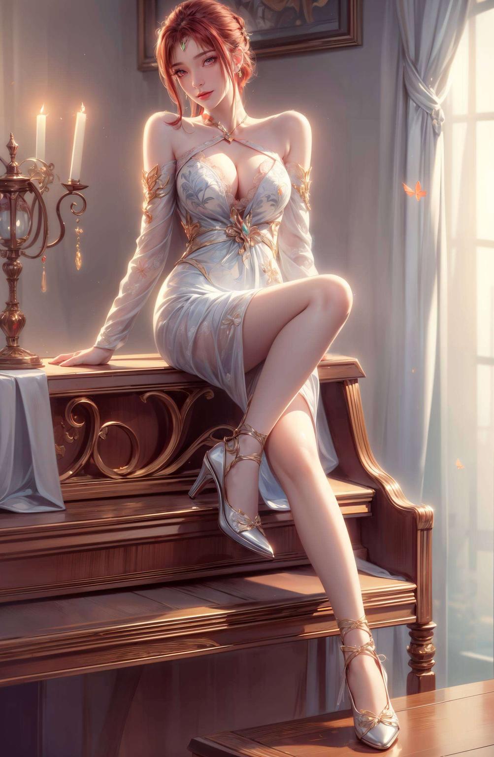 今天给大家带来一款超清新的二次元壁纸！🎉 瞧这款红凰最美壁纸火红的羽毛