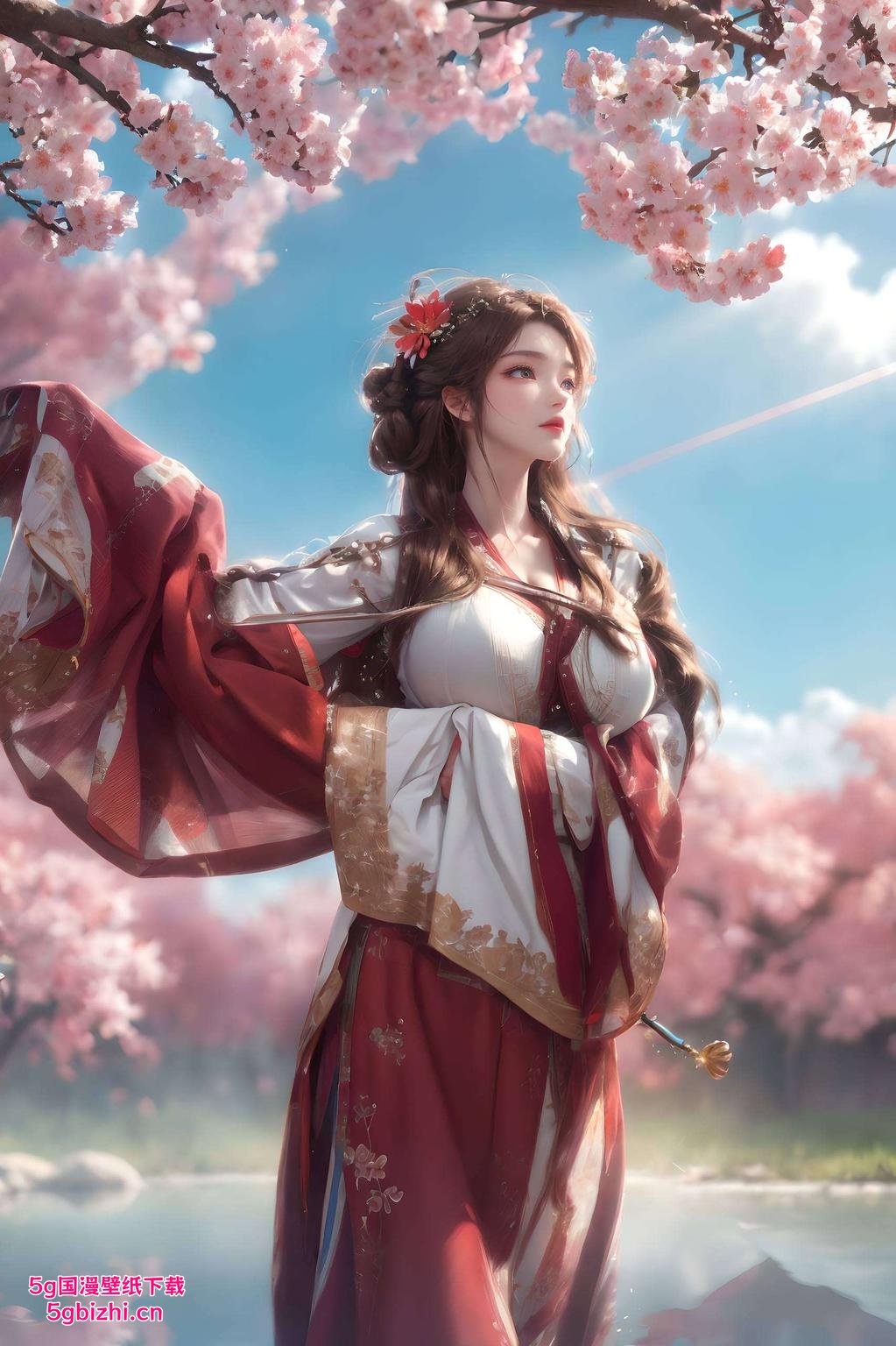 感受古韵之美火灵儿泳衣高清壁纸