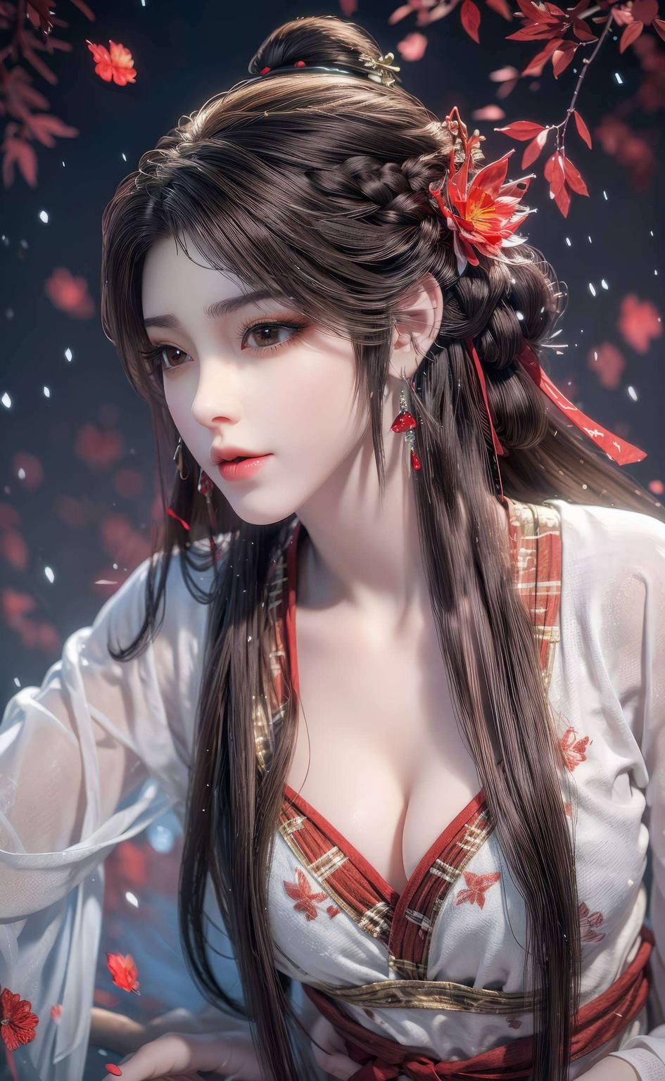 火灵儿高清壁纸炫彩光影映照独特魅力