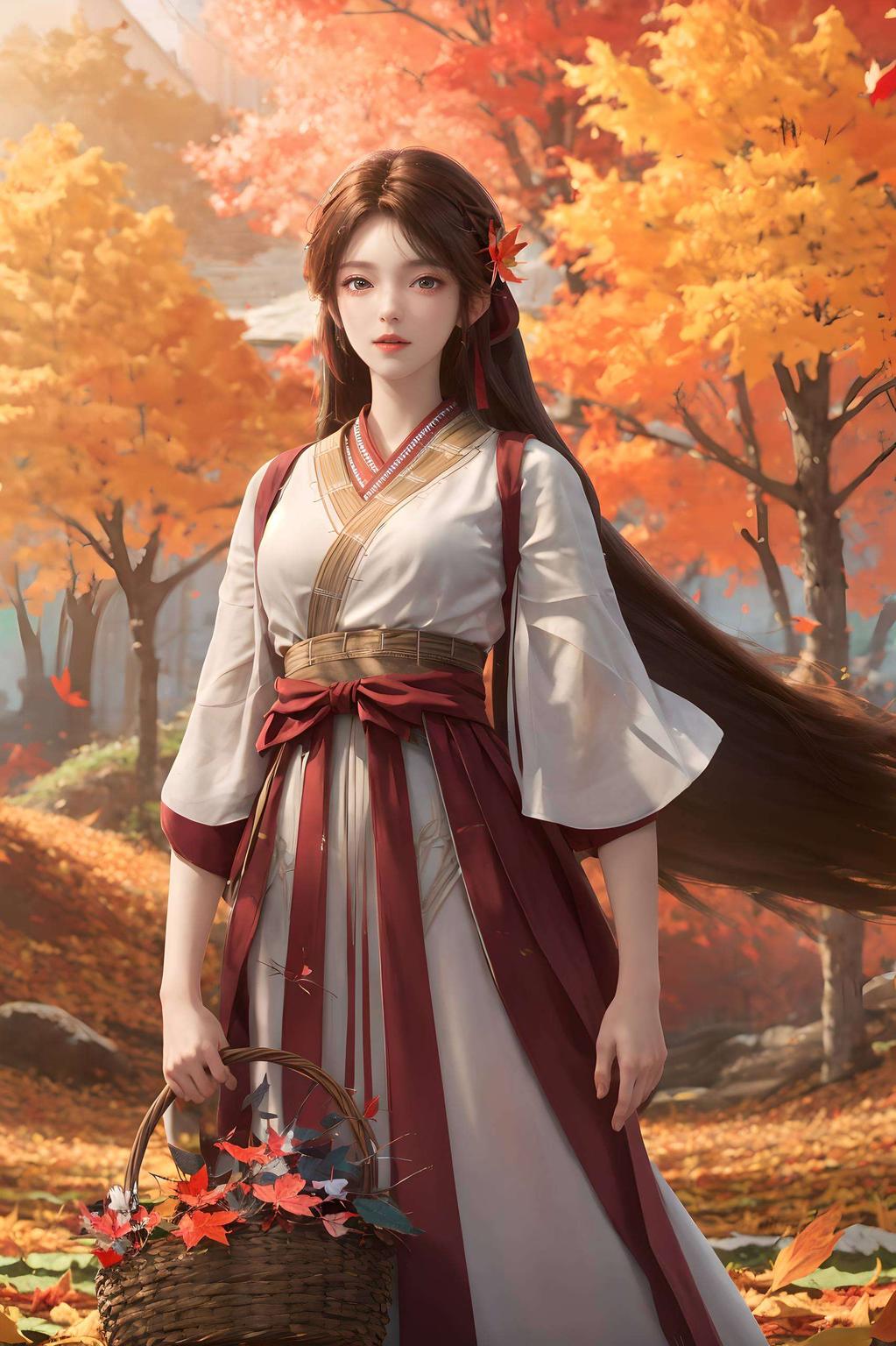 点亮桌面风情高清呈现！白衣少年石昊与火灵儿共舞