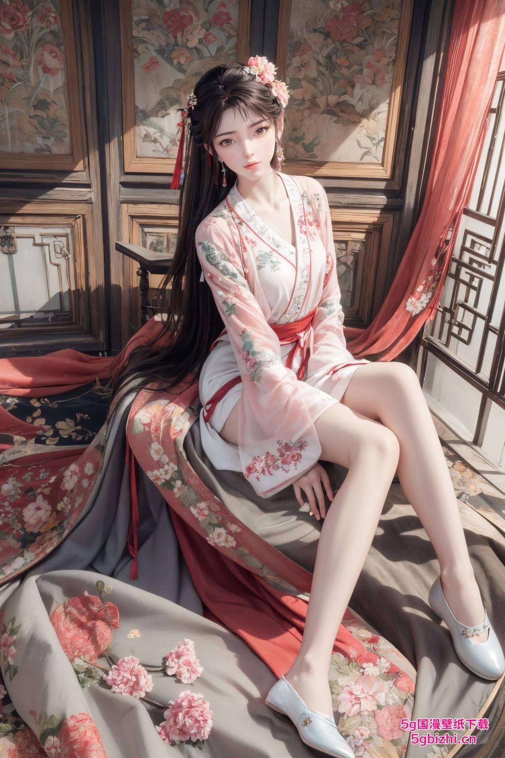 火灵儿穿梭火桑林高清壁纸映奇幻