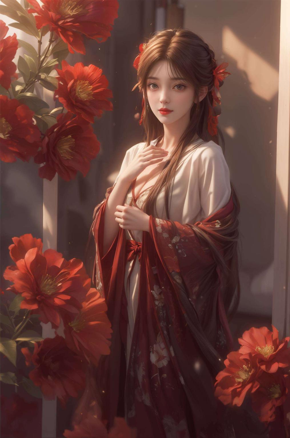 今天给大家带来一款超美的绿色免费壁纸特别适合iPad背景哦！看这火灵儿电脑桌面壁纸