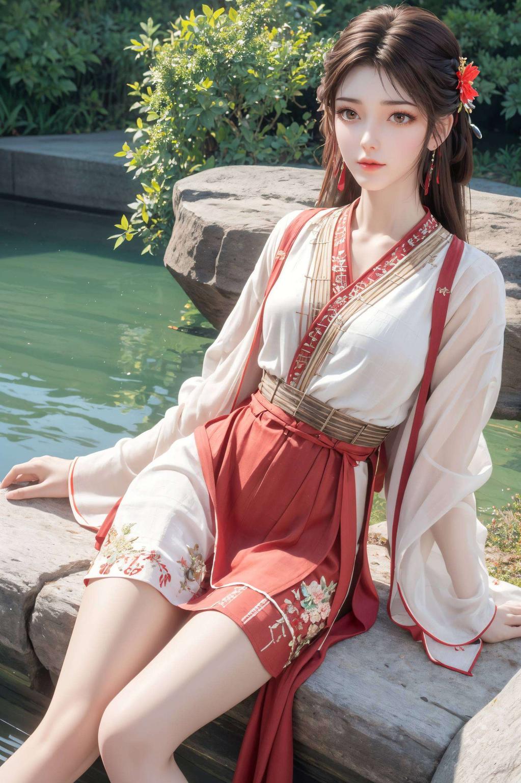 简洁大气极简壁纸爱好者有福啦！这款国漫3D火灵儿大图壁纸