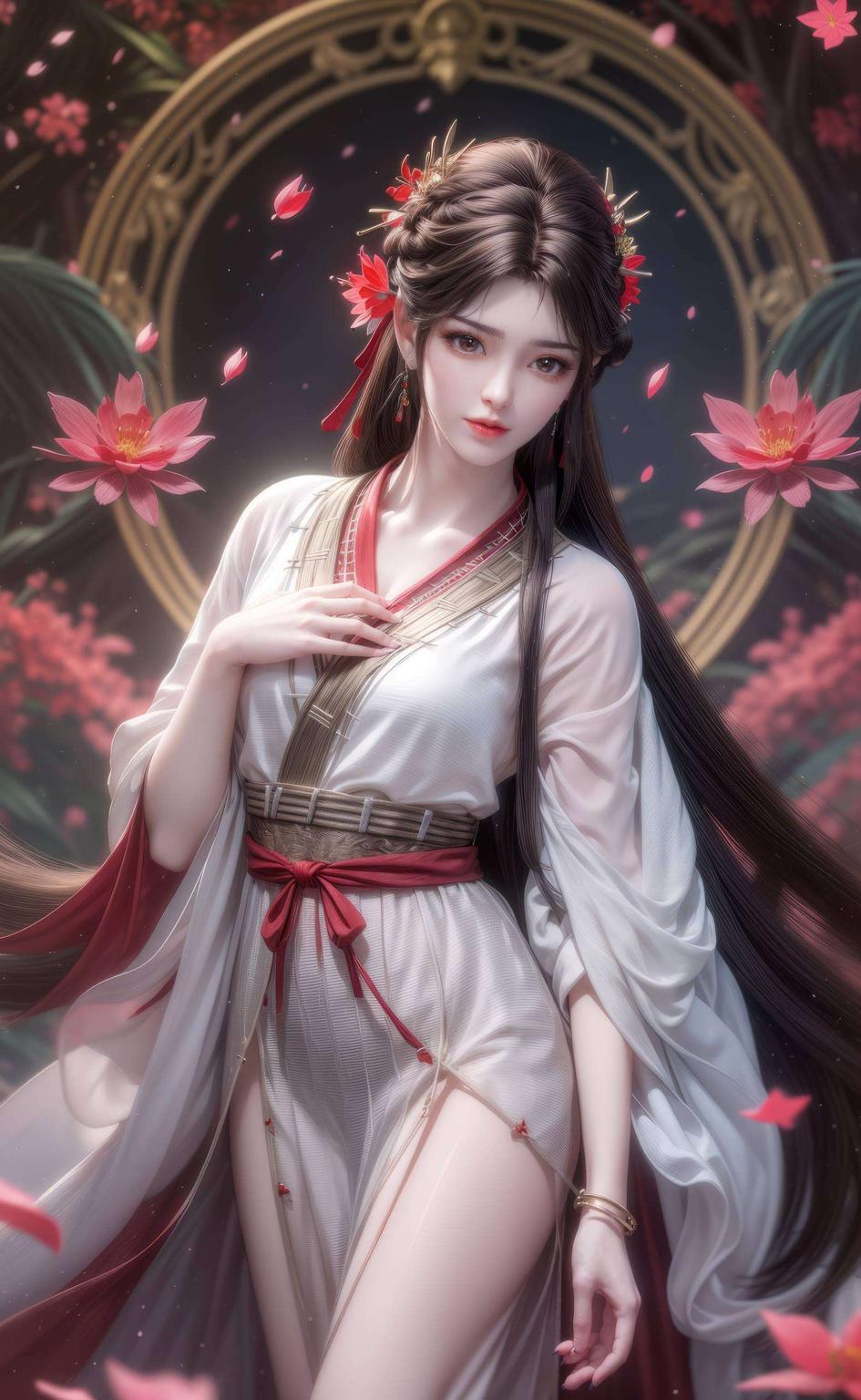 高清细腻火灵儿的美图壁纸