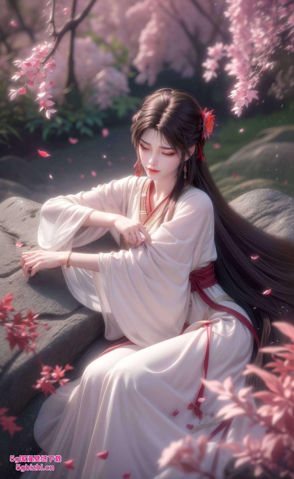 暖色调的背景与冷色调的孤独形成鲜明对比火灵儿那孤独的背影