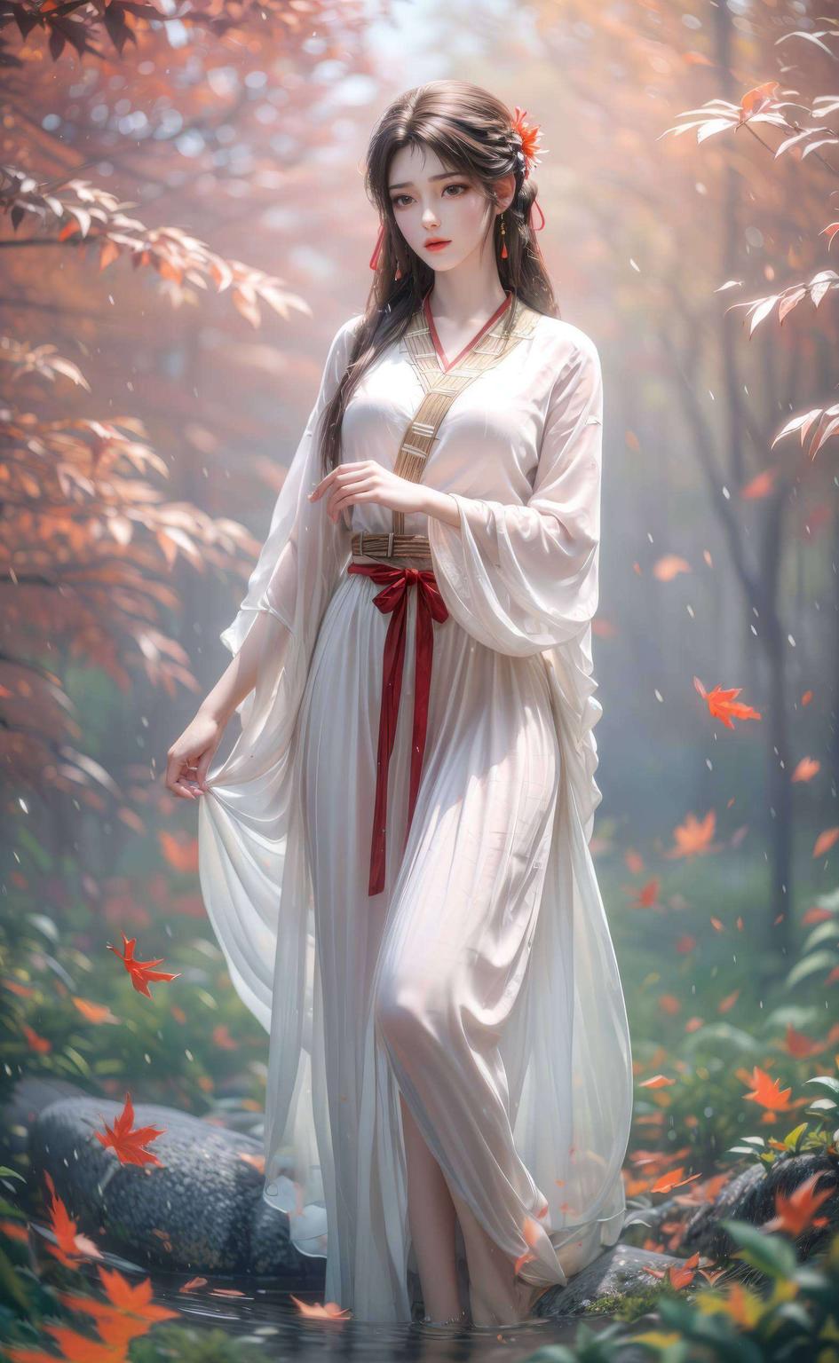 护眼色调抚心灵火灵儿壁纸神图