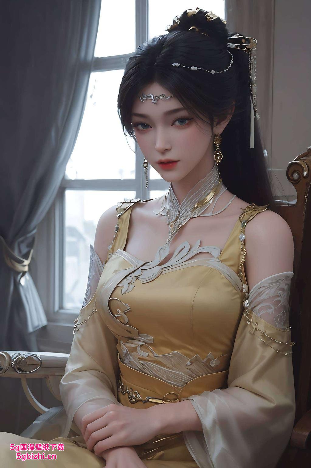 金瓶儿苹果风壁纸高清竖屏展示