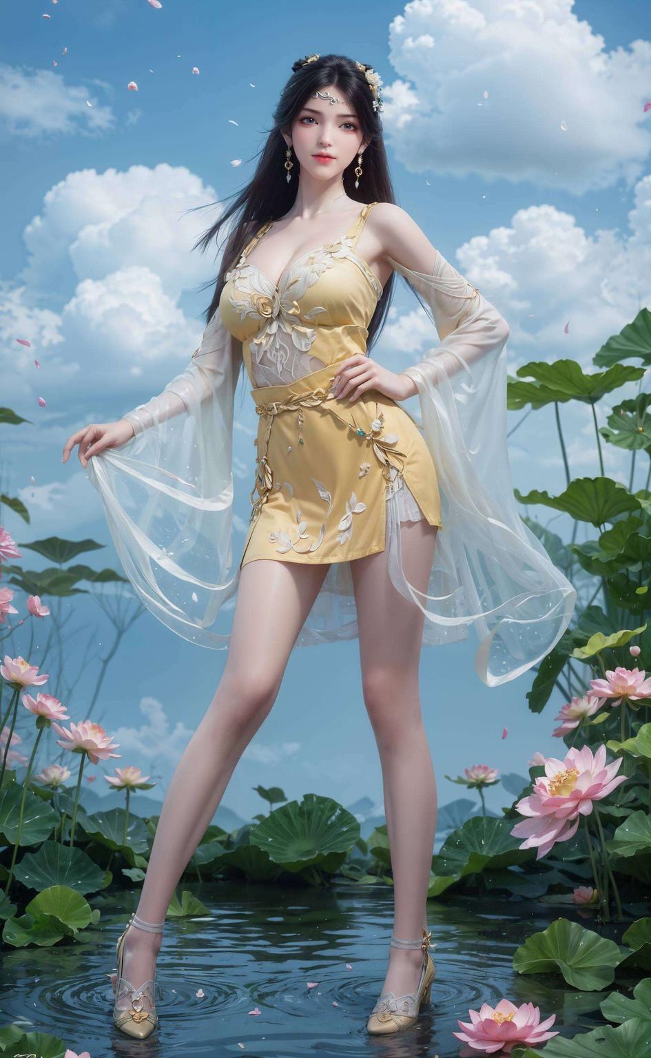 超清细腻金瓶儿动漫美女壁纸