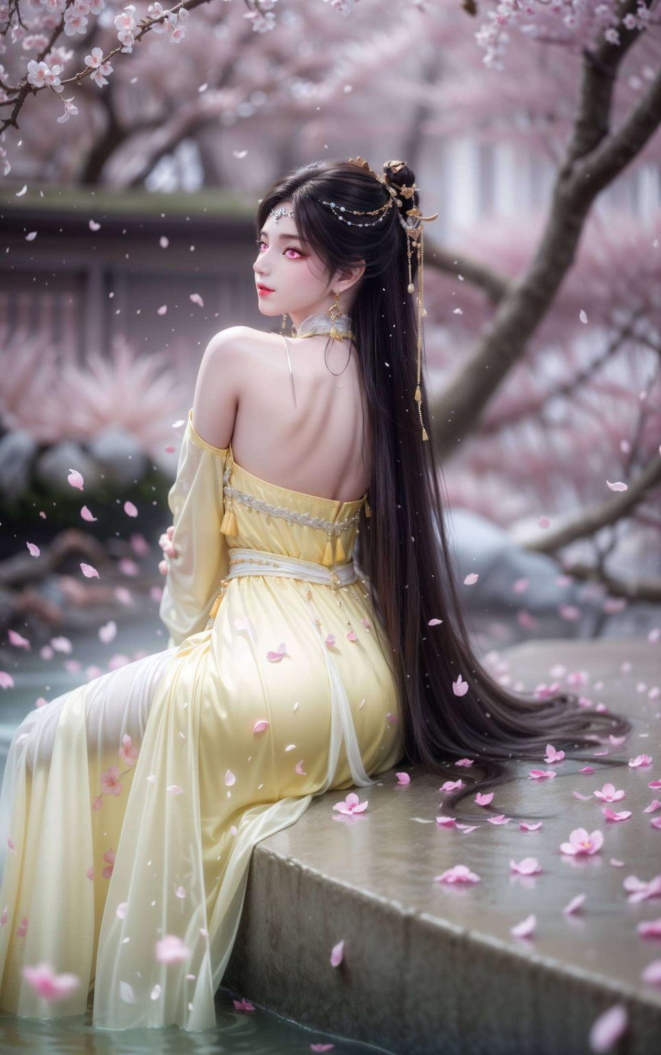 电脑桌面瞬间穿越古典仙境！金瓶儿古风壁纸