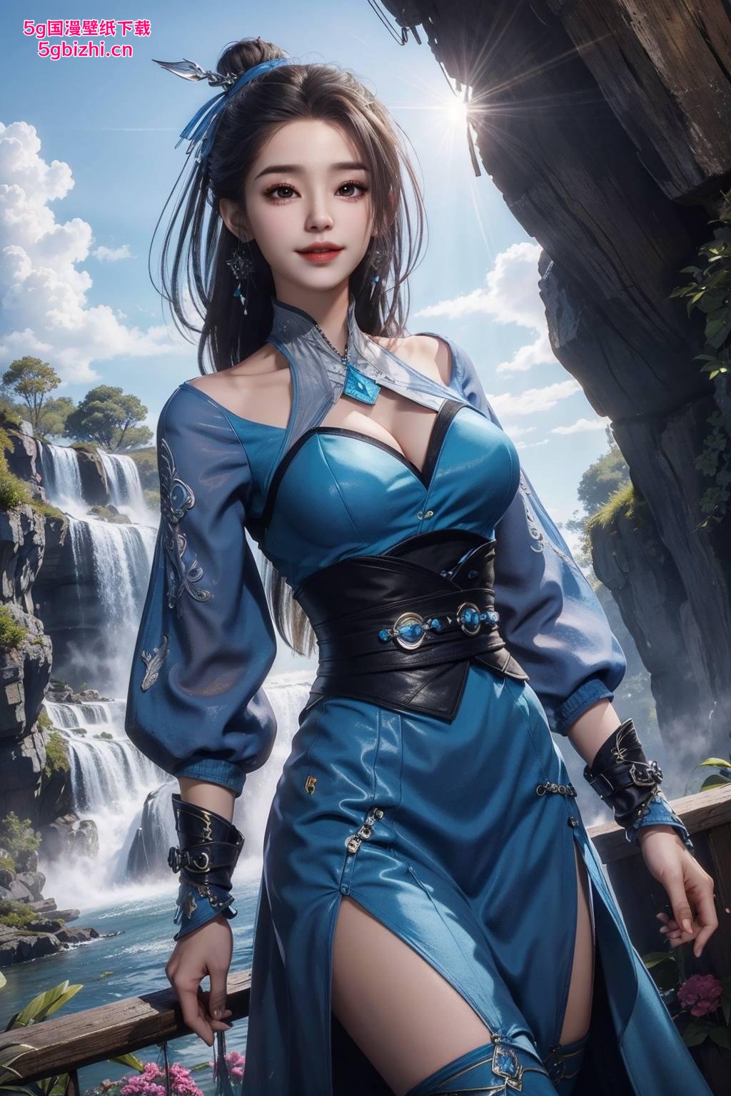 蓝灵娥翩翩起舞）