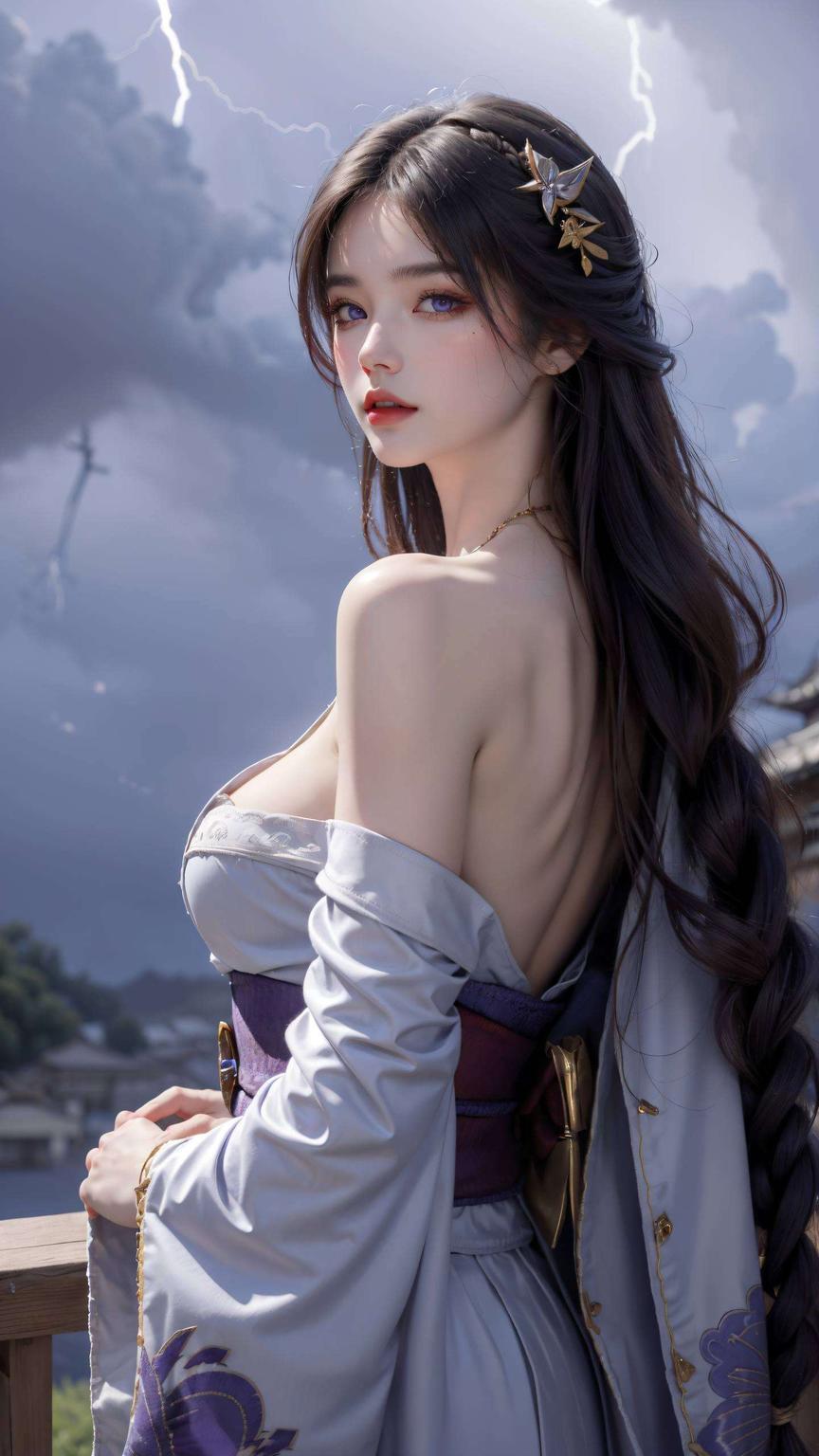 仿佛能感受到雷电将军的力量涌动绝对让你的电脑桌面瞬间升级