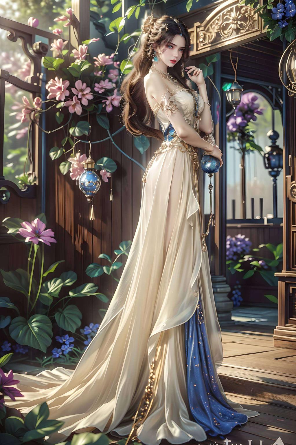 仿佛一触即发仙气逼人