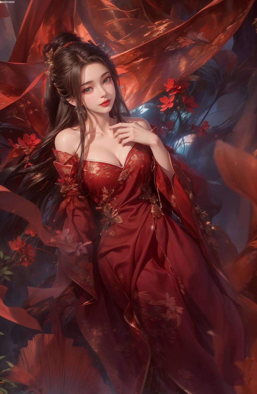 她白衣如雪仿佛随时要从屏幕中飘然而出