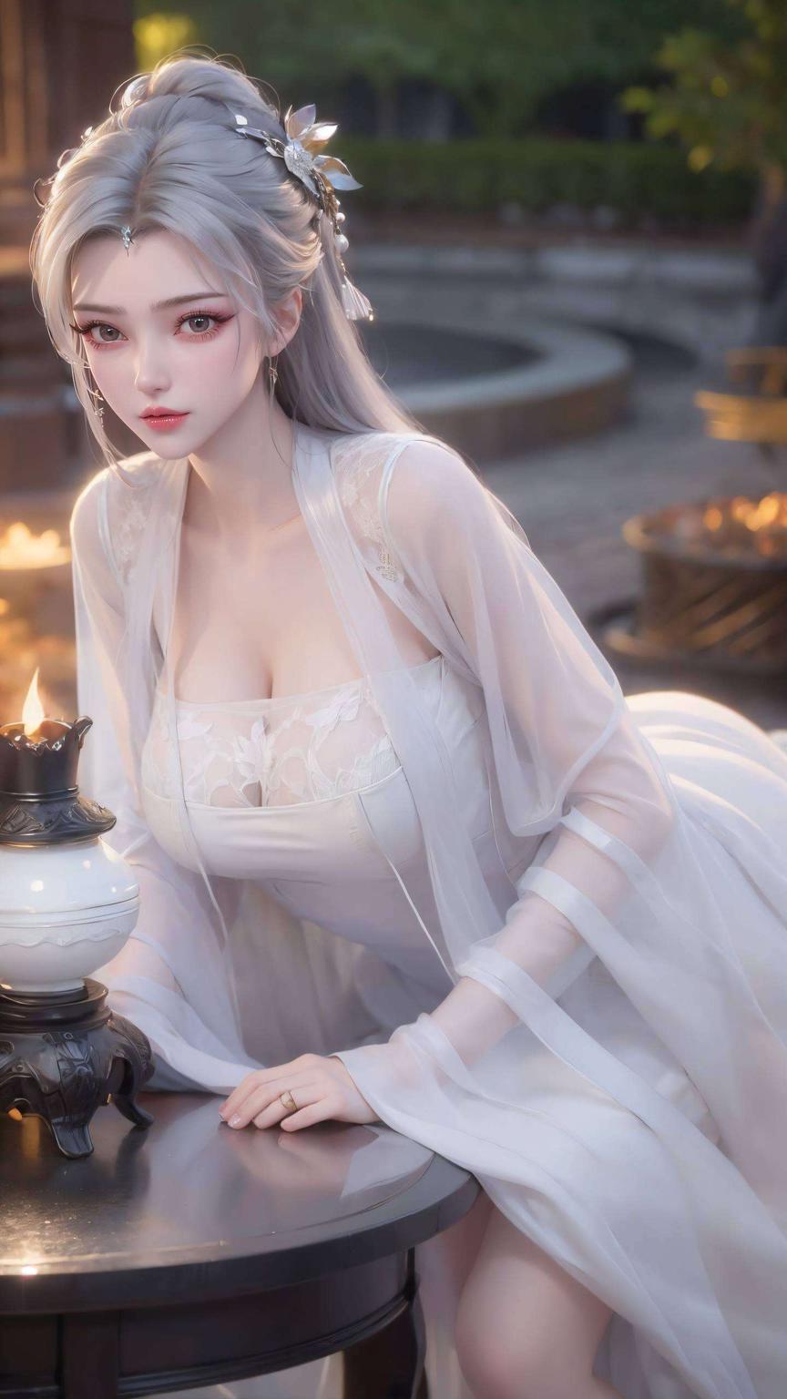 仿佛能感受到李慕婉的灵动气息生动的色彩