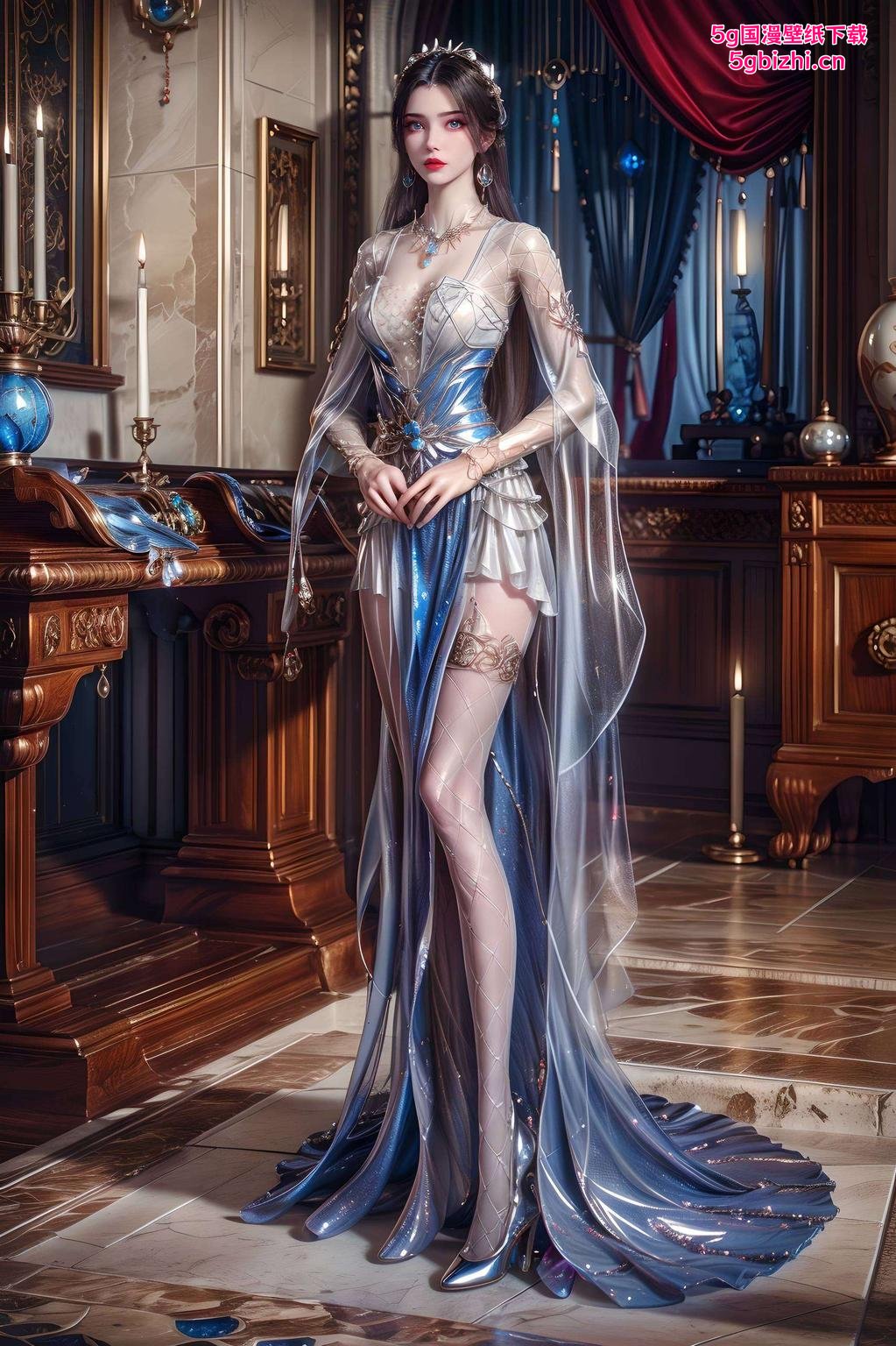 秀出你的个性桌面！今天给大家带来的是虚拟李慕婉的妖娆高清壁纸美艳动人