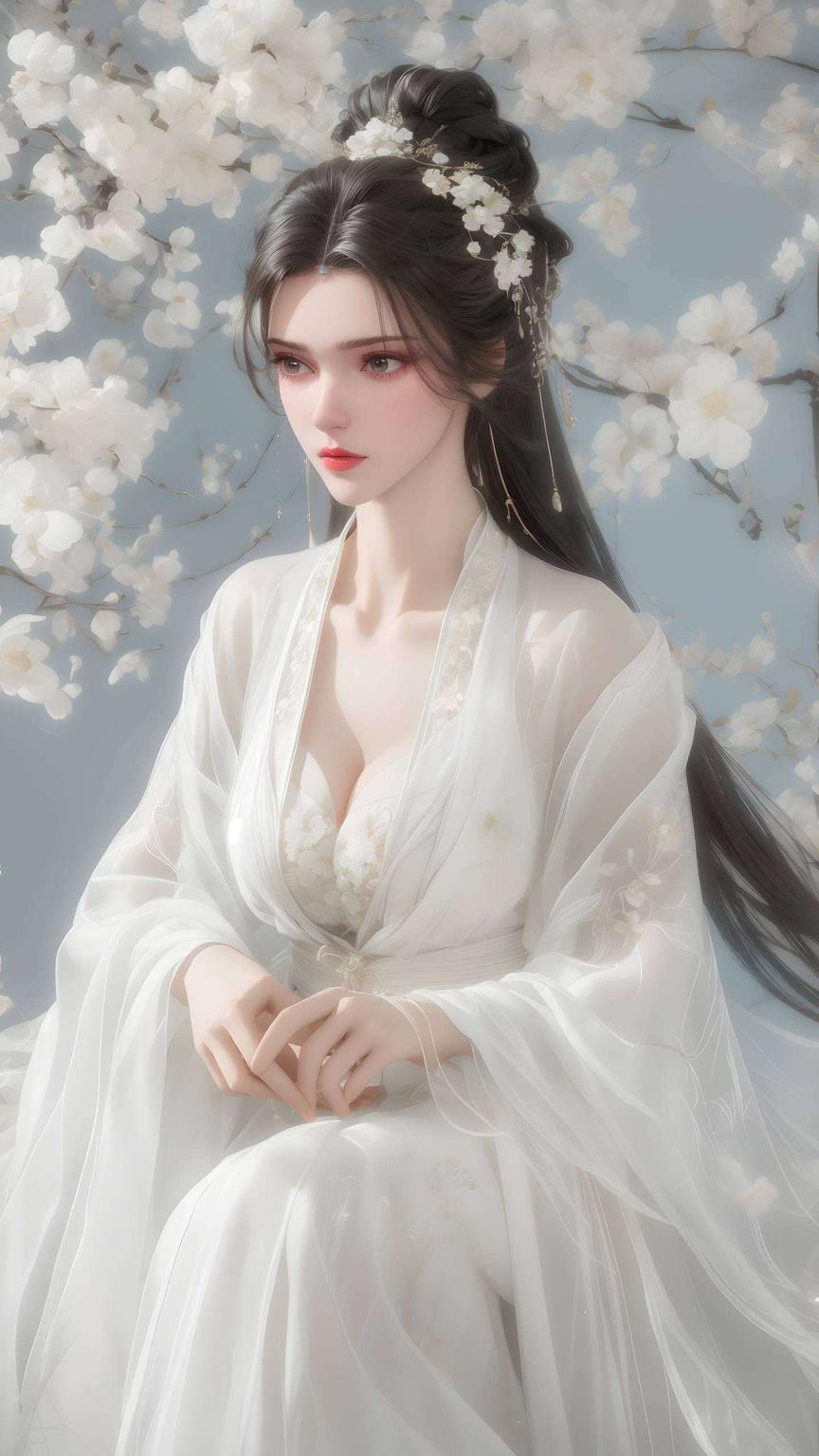 柔和的色彩今天给大家带来一款超精致的免费壁纸！这款壁纸是以李慕婉闭眼的美照为主题