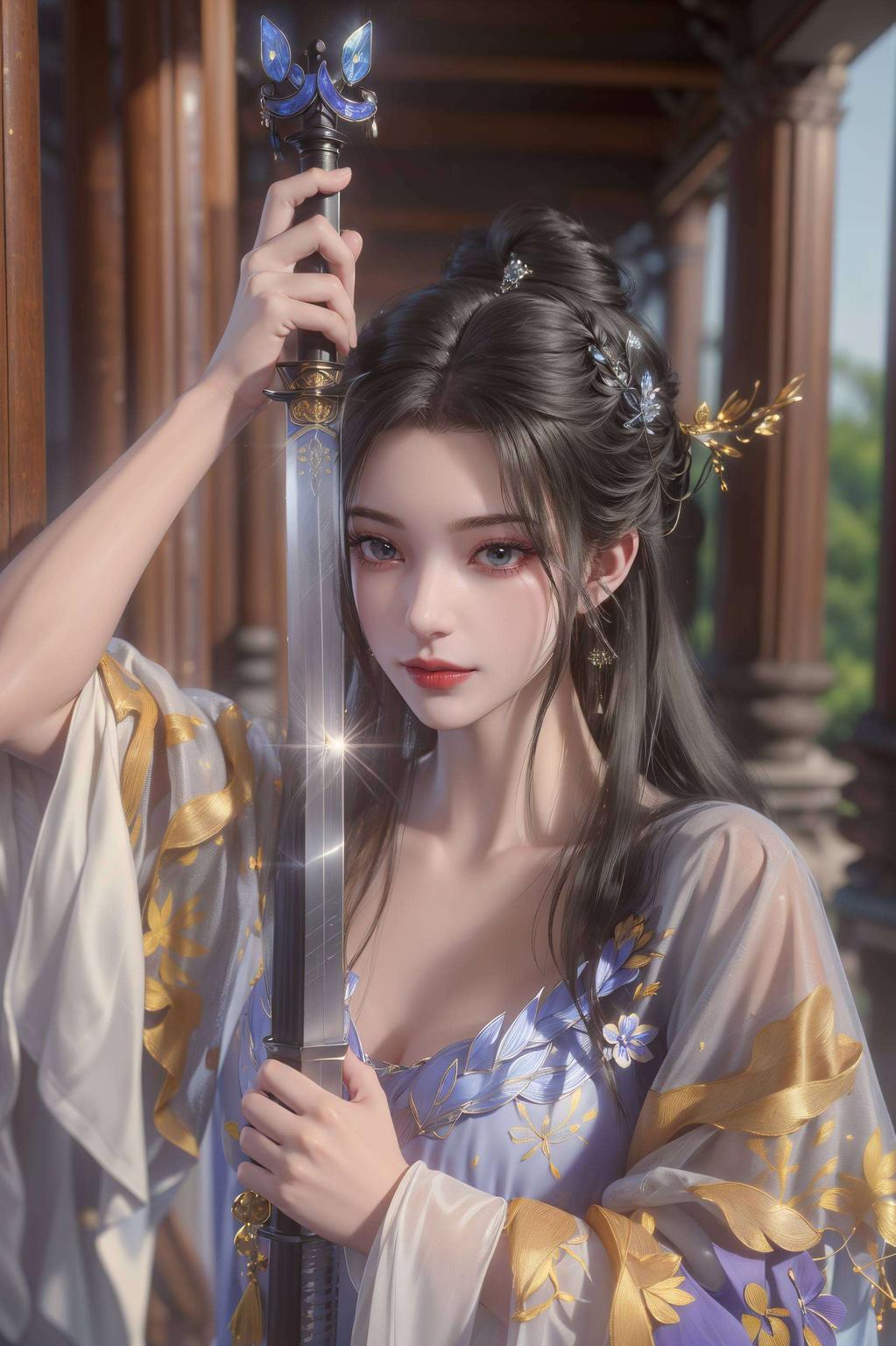 细腻笔触描绘李慕婉的高清壁纸头像图片