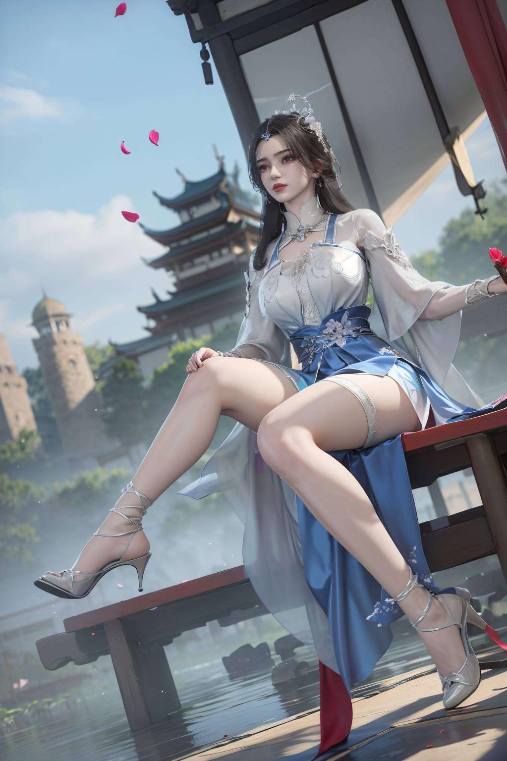 护眼又美观清新竖屏设计