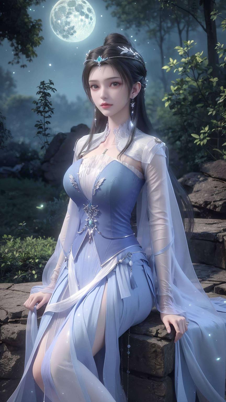 梦幻的色彩清新的画风