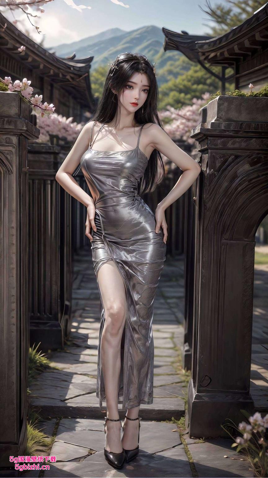 柳神的完美月婵壁纸美得让人心醉神迷！皎洁的月光洒在静谧的森林