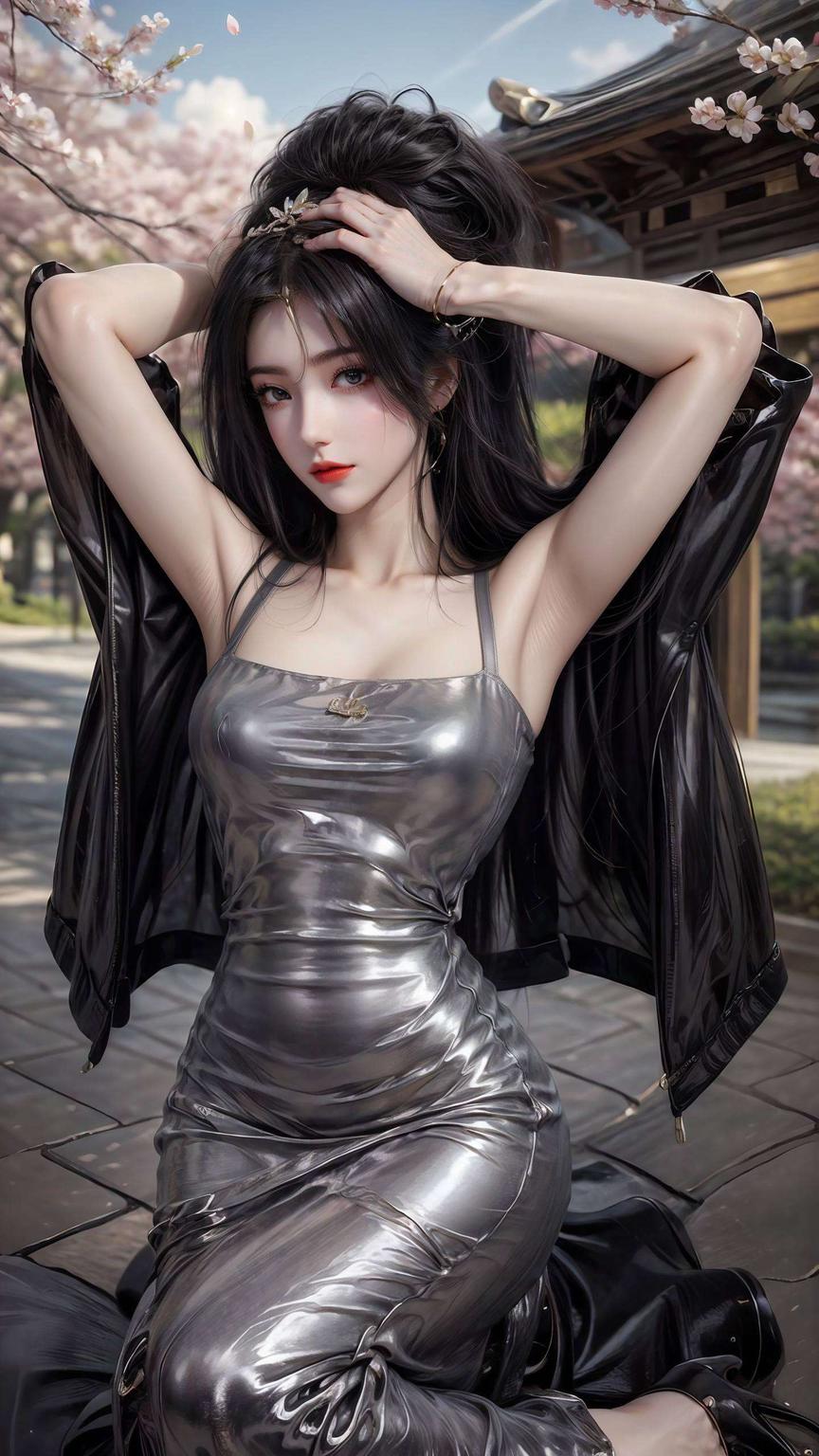 柳神无内衣高清壁纸英姿飒爽