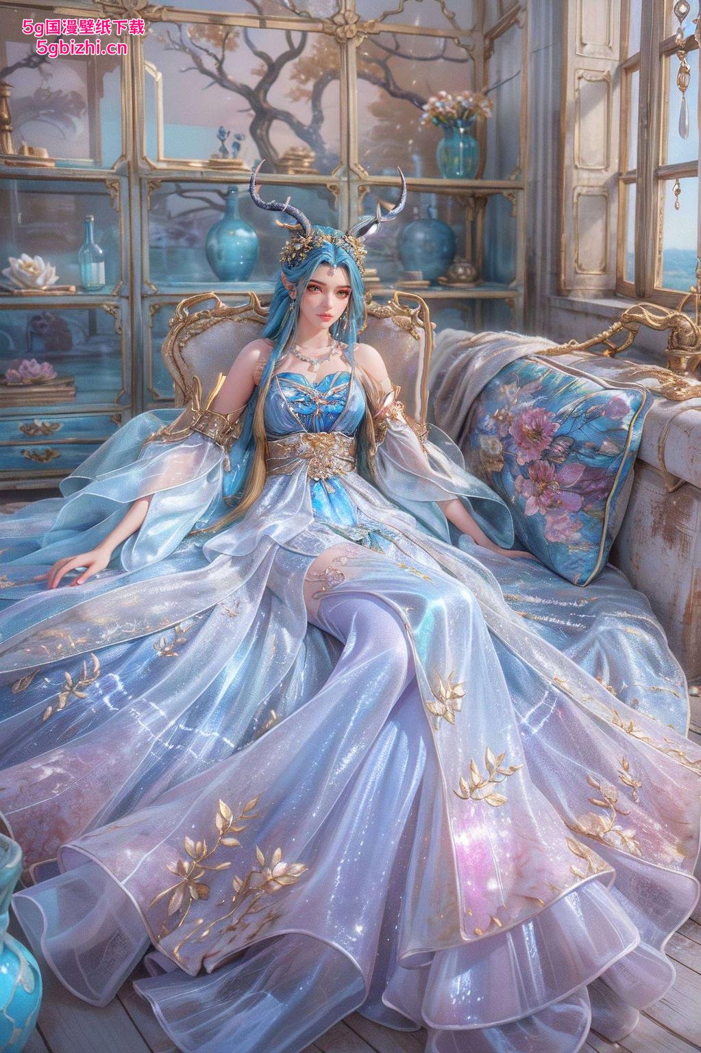 宛如置身奇幻世界斗破苍穹中的龙女妖娆上线！这幅古风壁纸