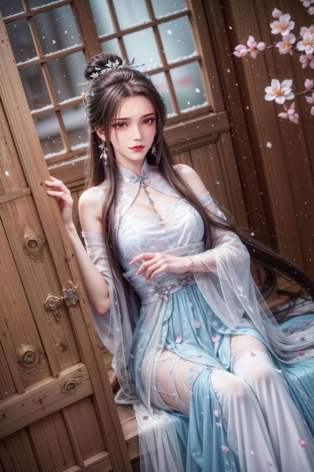 小米崽cos陆雪琪电脑壁纸透着淡淡的忧伤