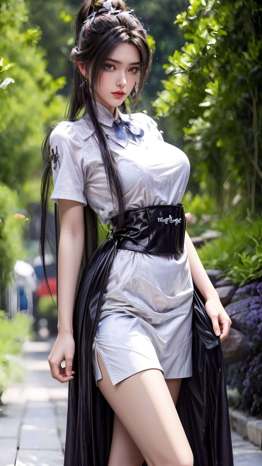 高清竖屏展现每一像素的完美细节宛如仙子降临