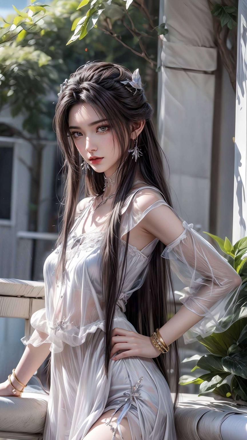 清澈的大眼睛、甜美的微笑这款超清晰完美像素的陆雪琪壁纸