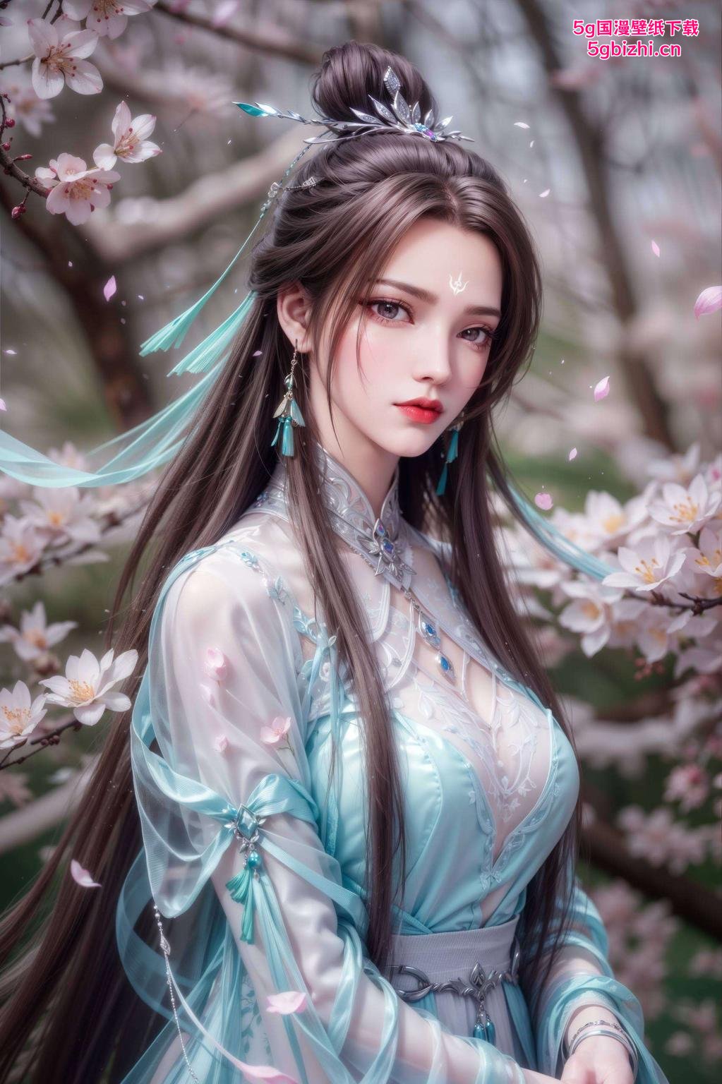 仿佛仙子降临白衣飘飘