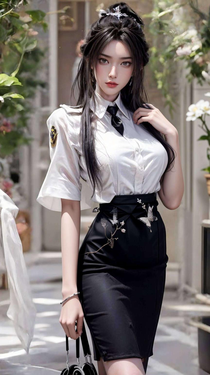 剑光如水气质冷艳