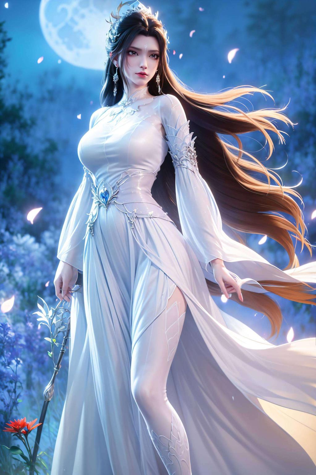 清新的绿色背景今天给大家带来一款超美的绿色动漫壁纸！看这款陆雪琪壁纸动漫头像女