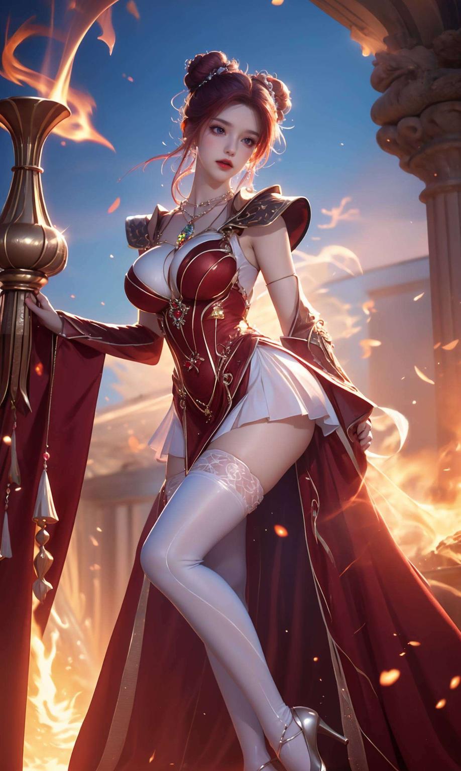 马小桃的美图壁纸暗系色调渲染