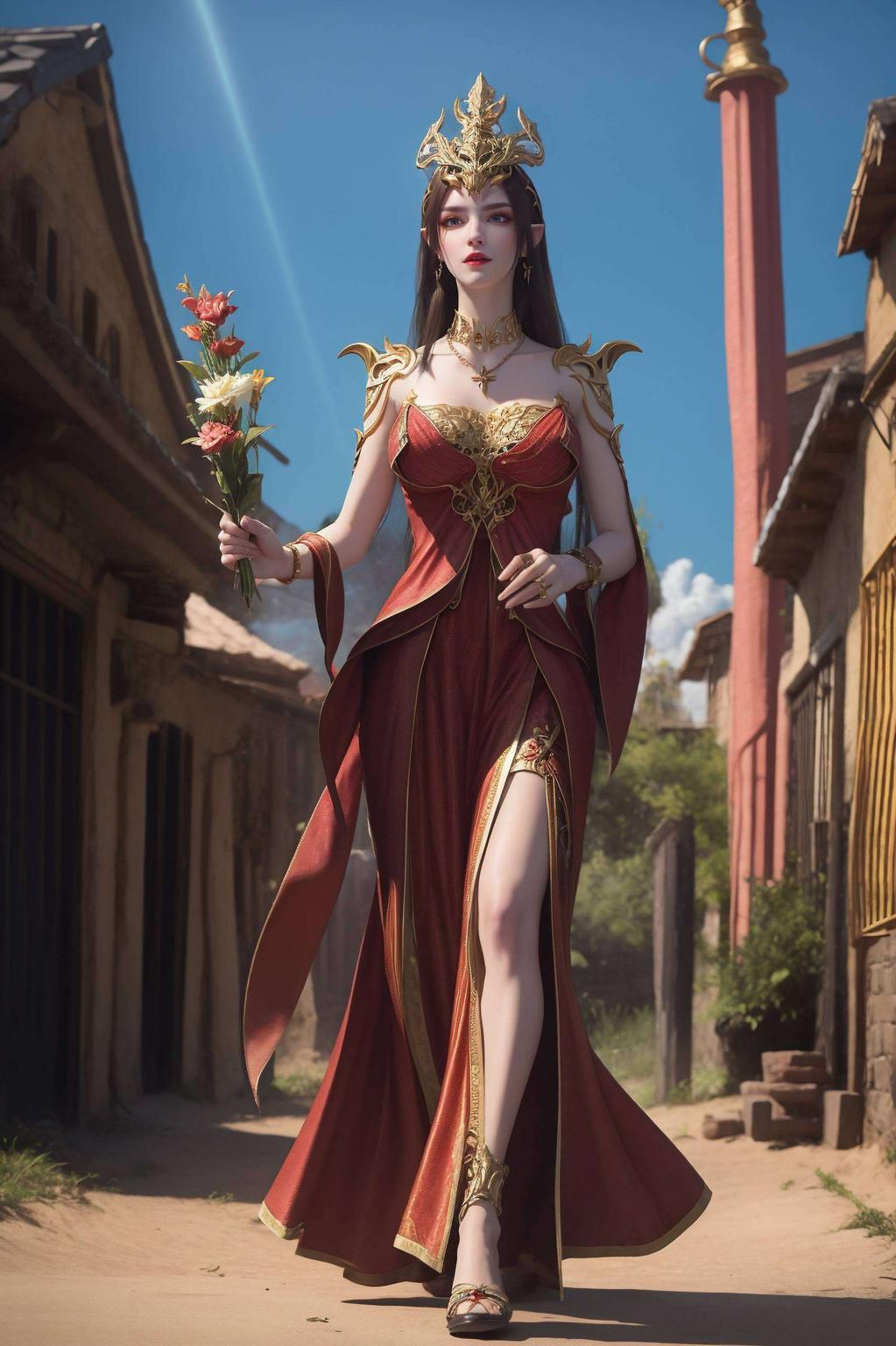 斗破苍穹的美杜莎眼神犀利