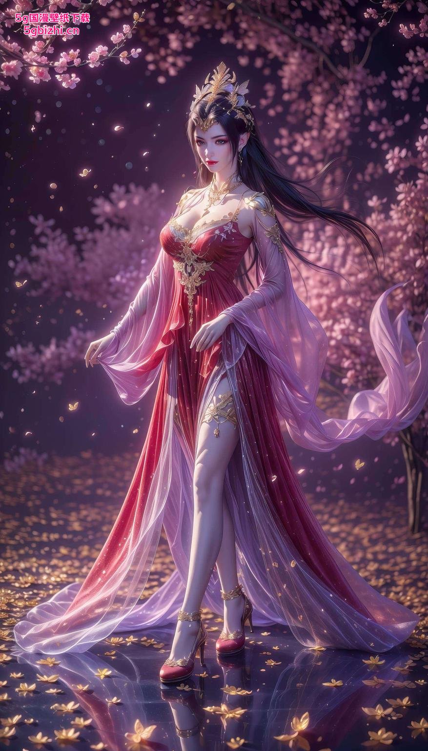 神秘紫气缭绕蛇蝎美人的冷酷气质尽显