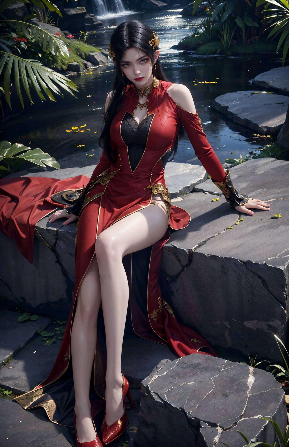 蛇发飘逸这款高清美杜莎壁纸绝对不能错过！冷艳霸气的美杜莎