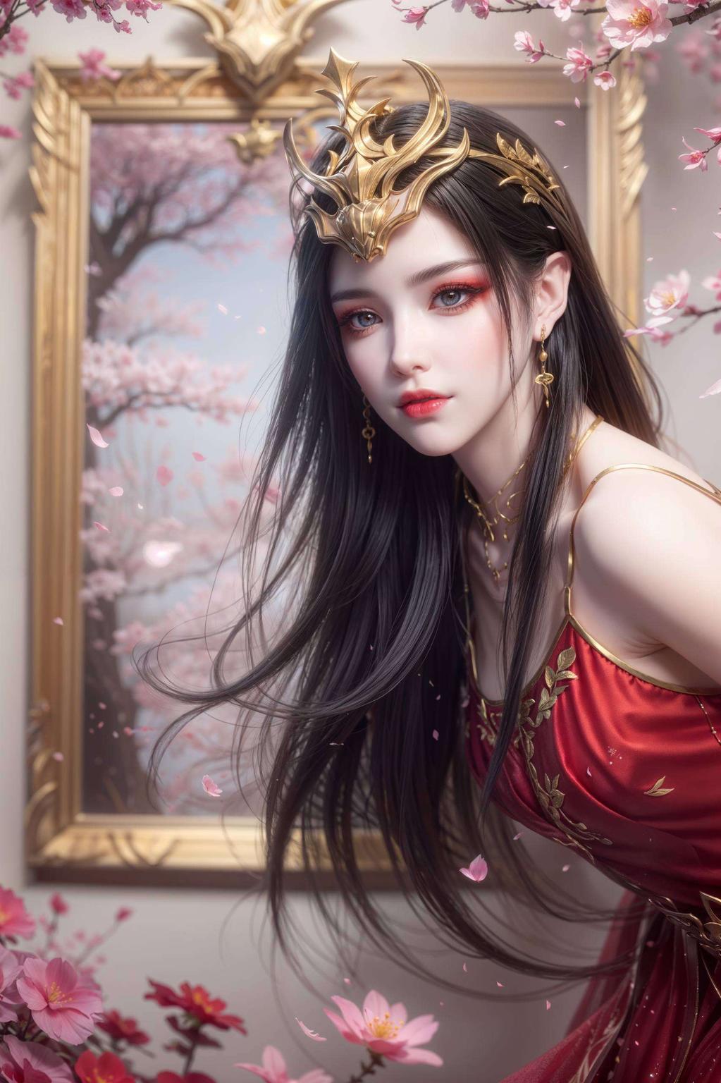 特别免费壁纸秀——iPhone粉色版神秘眼神电力十足