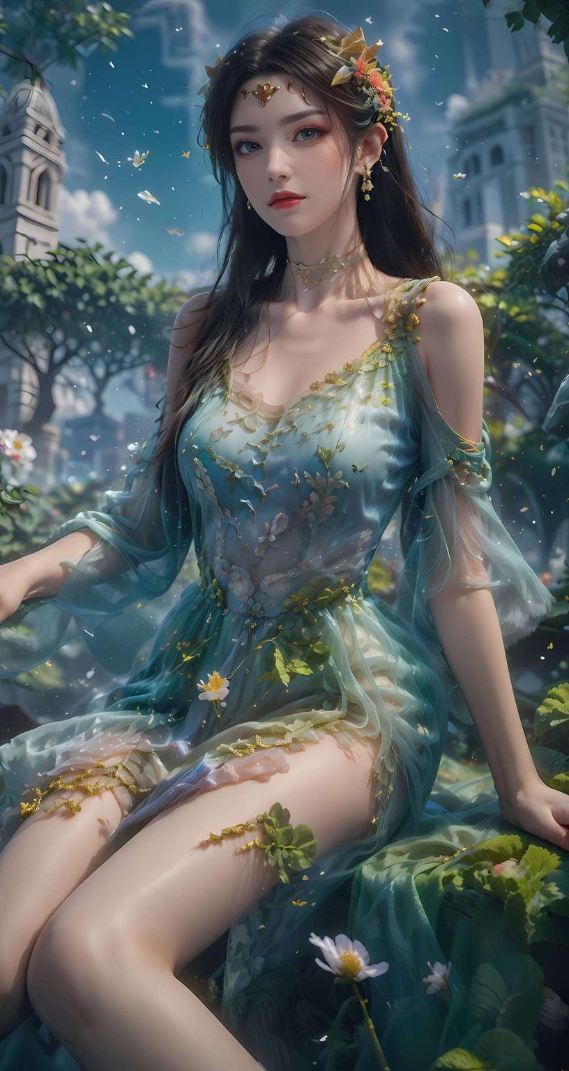 眼角泪珠闪烁美杜莎哭了