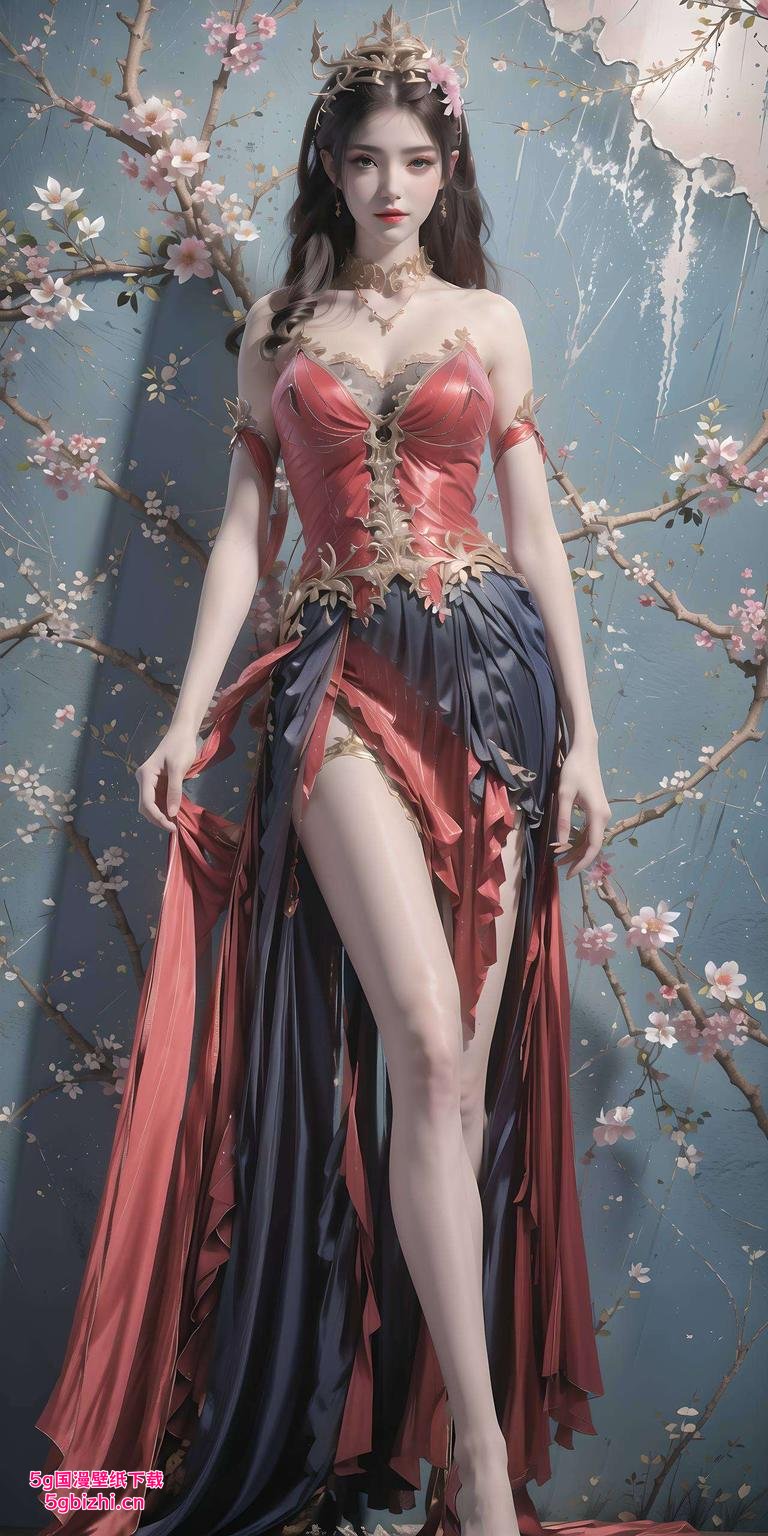 冷艳神秘竖屏设计