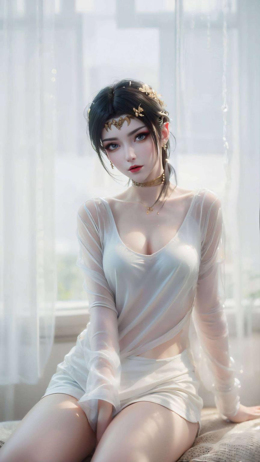 美杜莎眼神灵动iPhone Ins风设计