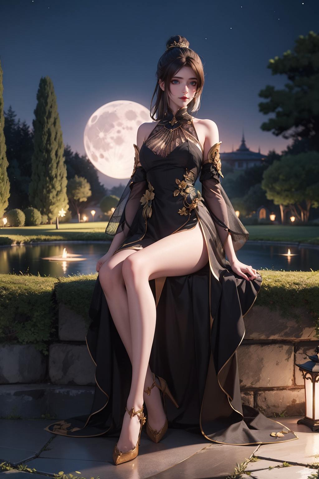 这紫色古风壁纸美得像是从完美世界走出的魔女