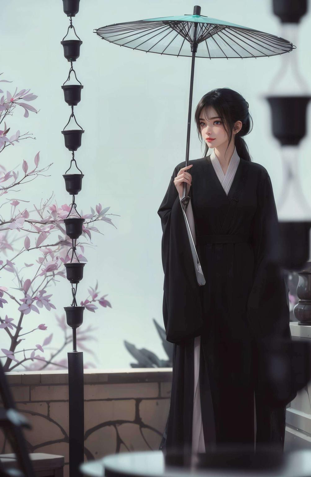 国漫女神风采尽显！高清细腻快来收藏这款宁姚AI国漫女神壁纸